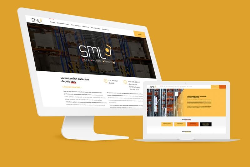 Identité visuelle et site internet pour Boudon Rectification 6 Identité SML Proflexchoc par JLS Studio