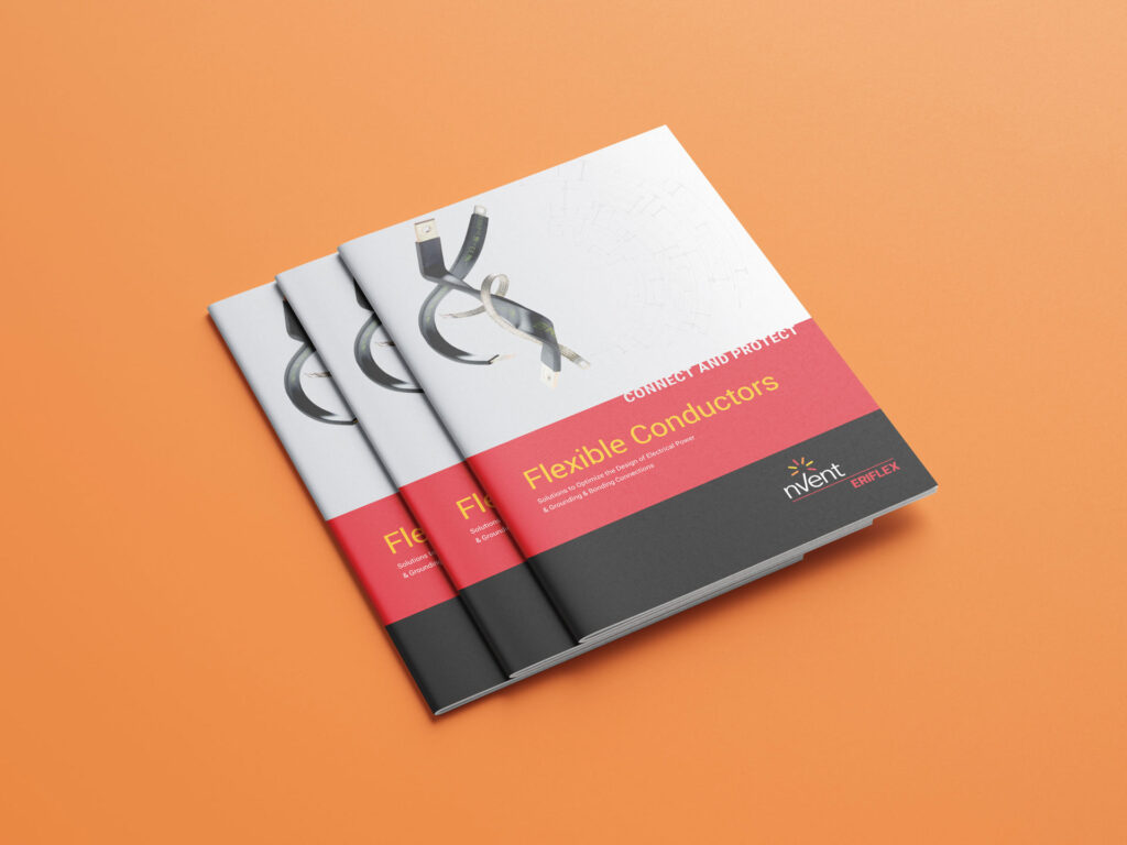 Brochure A4 nVent conçue et imprimée par JLS Studio