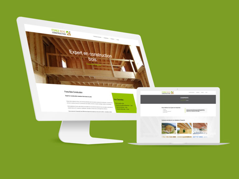 Communication globale Forez Bois Construction par JLS Studio