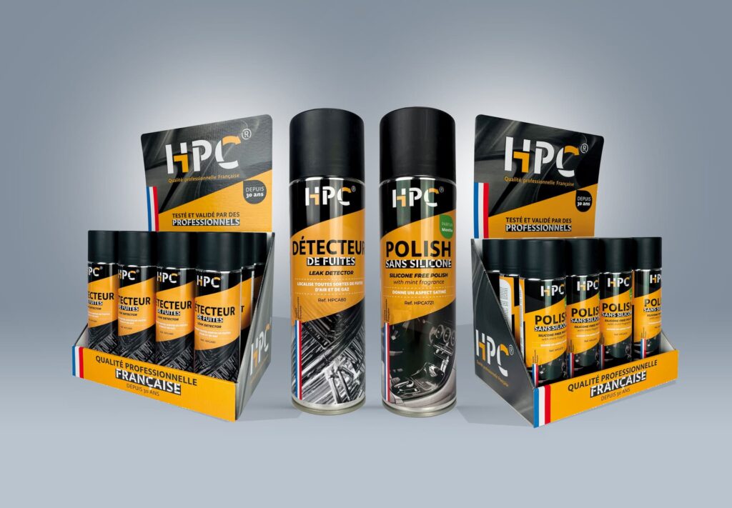 Packaging et catalogue produits d'entretien pour HPC 1 Packaging des produits d'entretien HPC conçu par JLS Studio